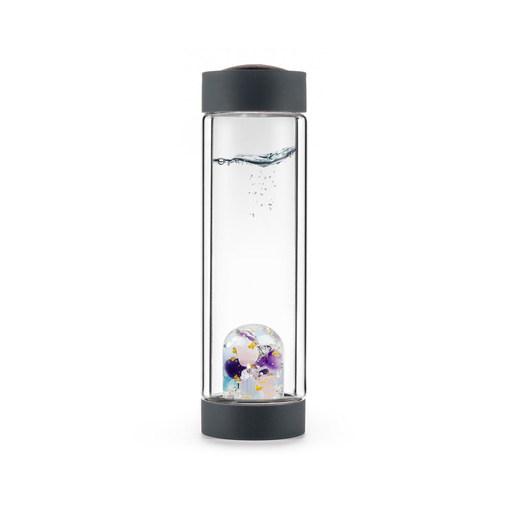 VIA HEAT - MISS UNICORN - EXCLUSIVE - INSULATED CRYSTAL GEM-WATER BOTTLE BY VITAJUWEL