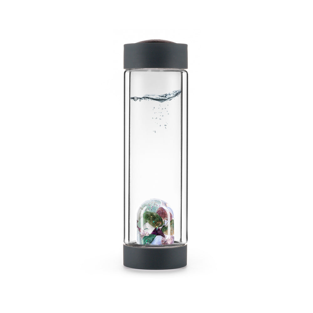 VIA HEAT - MYSTICAL MERMAID - EXCLUSIVE - INSULATED CRYSTAL GEM-WATER BOTTLE BY VITAJUWEL