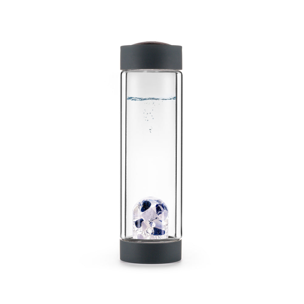 VIA HEAT - BALANCE - INSULATED CRYSTAL GEM-WATER BOTTLE BY VITAJUWEL
