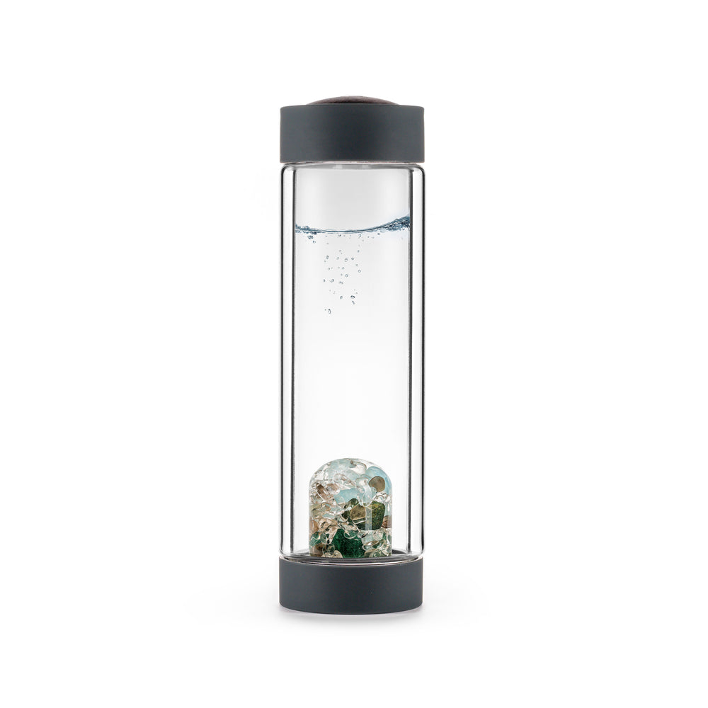 VIA HEAT - FOREVER YOUNG - INSULATED CRYSTAL GEM-WATER BOTTLE BY VITAJUWEL