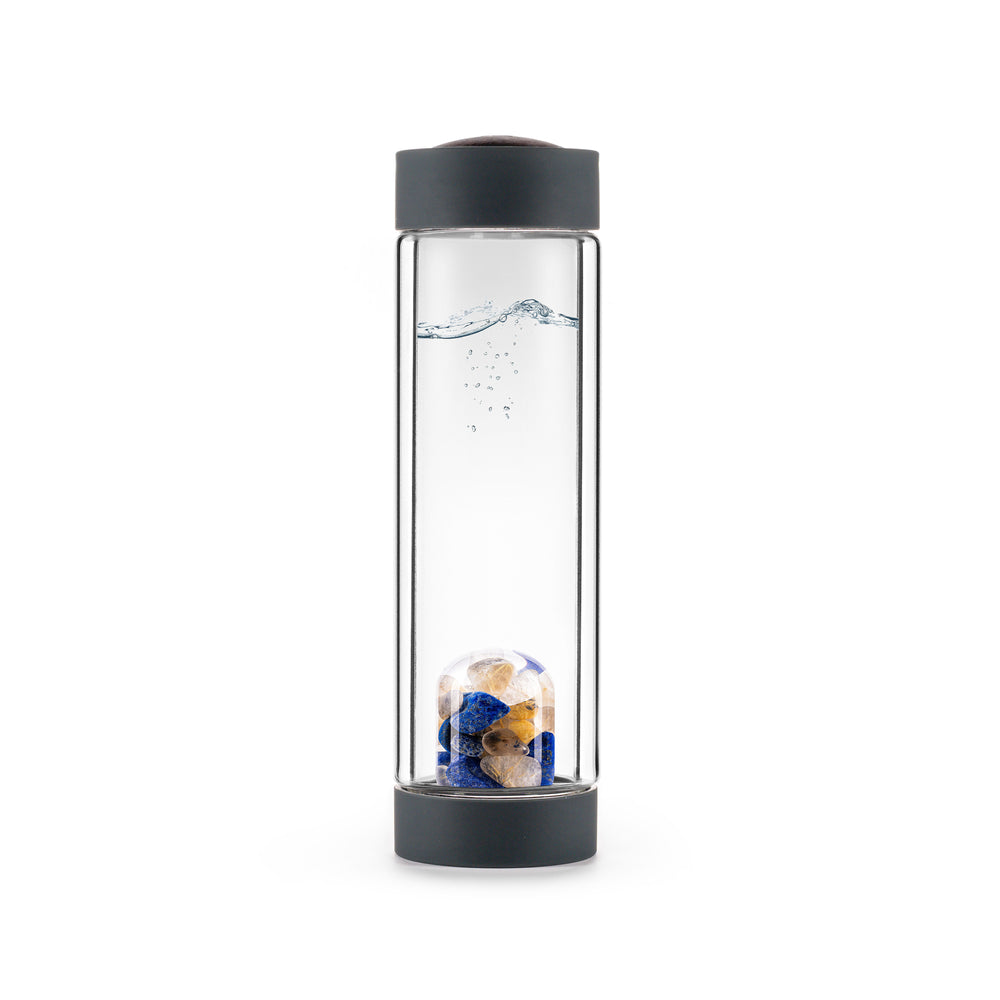 VIA HEAT - INSPIRATION - INSULATED CRYSTAL GEM-WATER BOTTLE BY VITAJUWEL