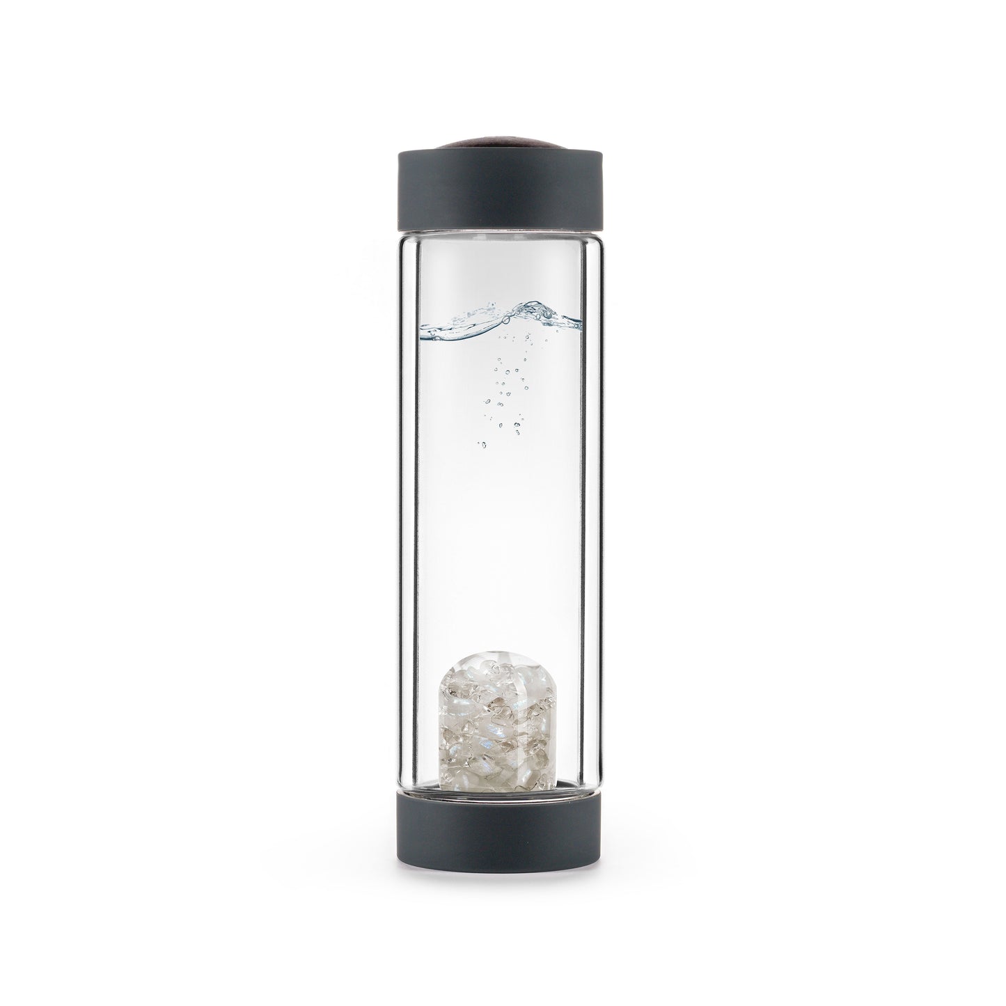 VIA HEAT - LUNA - INSULATED CRYSTAL GEM-WATER BOTTLE BY VITAJUWEL