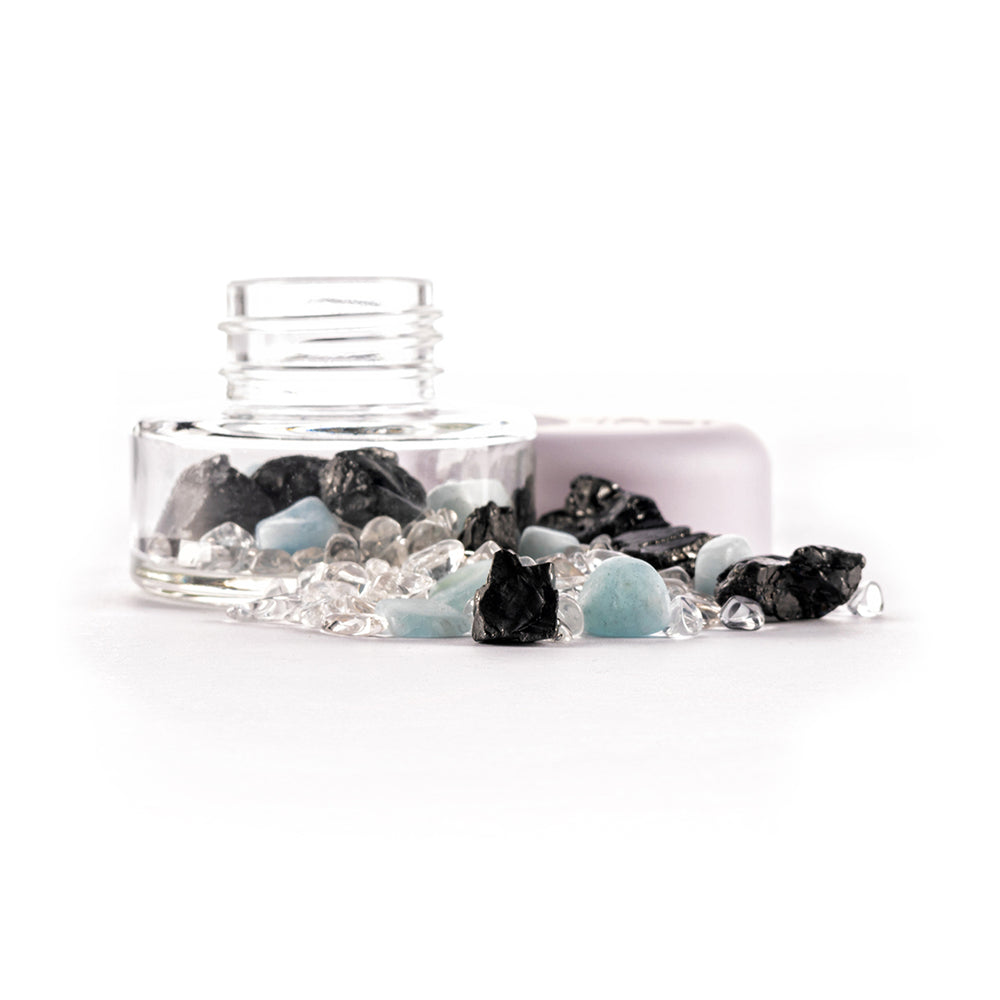 
                      
                        inu! Clear Quartz Crystal Water Bottle - Ocean Blue
                      
                    