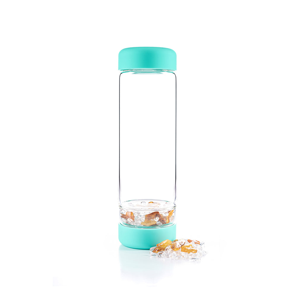 
                      
                        inu! Clear Quartz Crystal Water Bottle - Ocean Blue
                      
                    