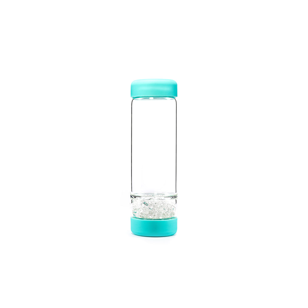 
                      
                        inu! Clear Quartz Crystal Water Bottle - Ocean Blue
                      
                    