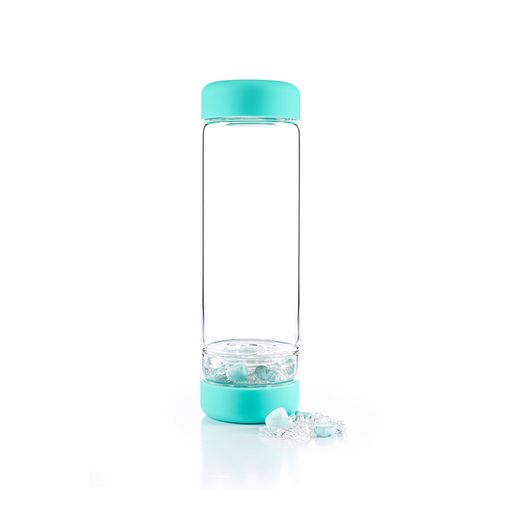 
                      
                        inu! Clear Quartz Crystal Water Bottle - Ocean Blue
                      
                    