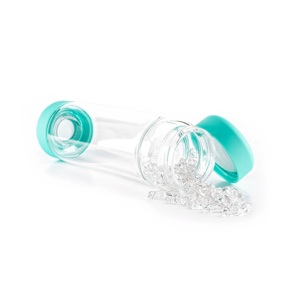 
                      
                        inu! Clear Quartz Crystal Water Bottle - Ocean Blue
                      
                    