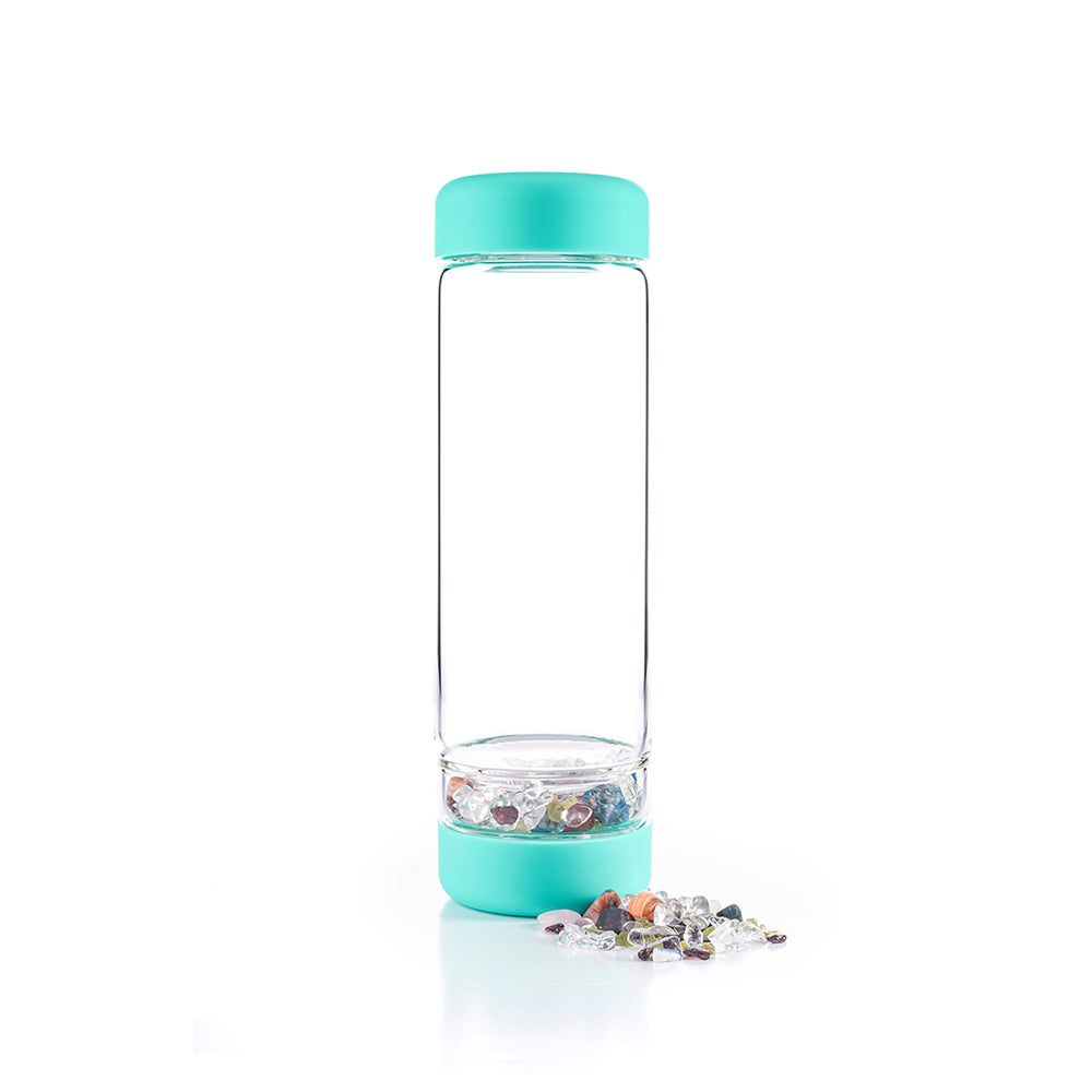
                      
                        inu! Clear Quartz Crystal Water Bottle - Ocean Blue
                      
                    