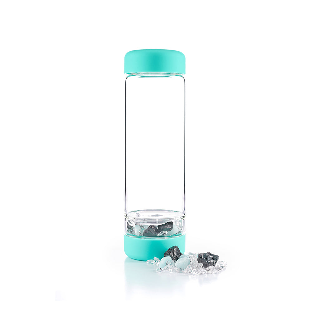 
                      
                        inu! Clear Quartz Crystal Water Bottle - Ocean Blue
                      
                    