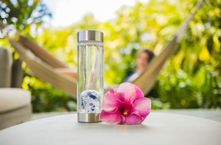 Crystal gemwater bottle- Happiness main image 1