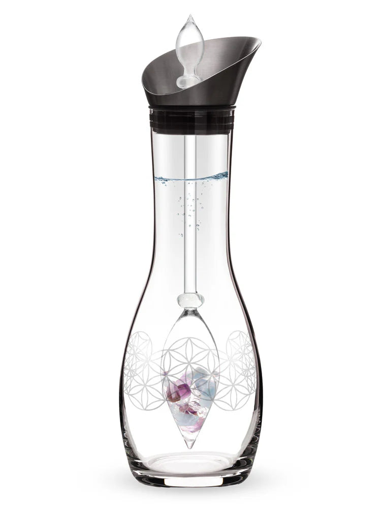 ERA Gem-Water Decanter -Limited Edition Flower of life Engraved